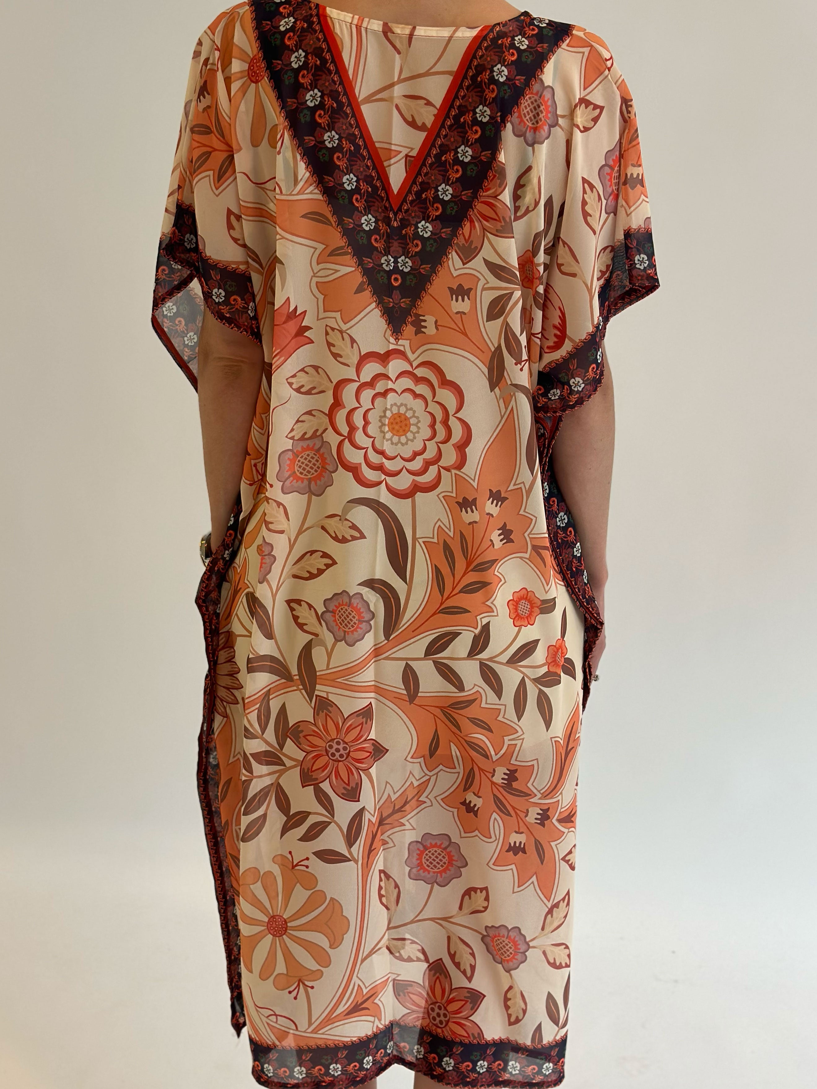 Marta - Lång tunika med mönster